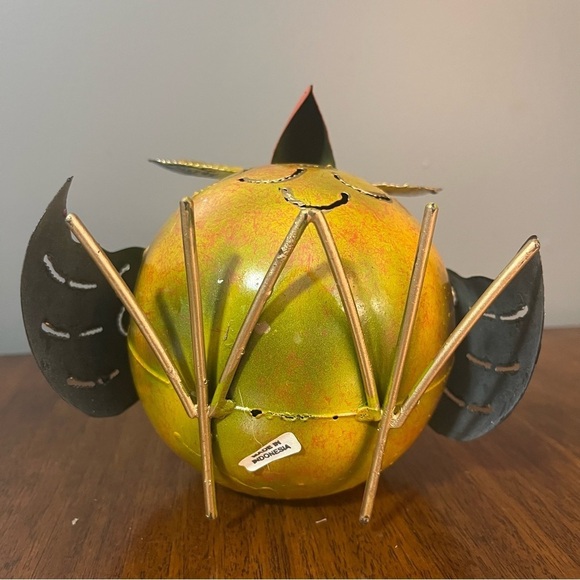 Silver Blue Owl Tea light Candle Holder / Incense Burner - home or garden - Picture 8 of 13